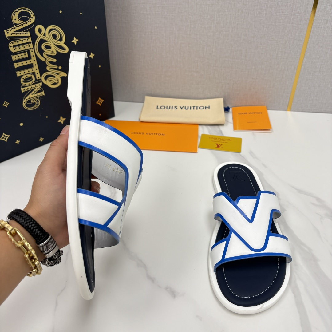 💋💍L家夏季新品  路易-威登    L*V  PORTOFINO 凉拖   官方   7,050   