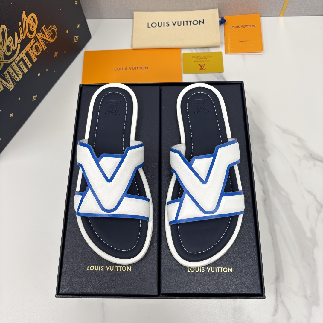 💋💍L家夏季新品  路易-威登    L*V  PORTOFINO 凉拖   官方   7,050   