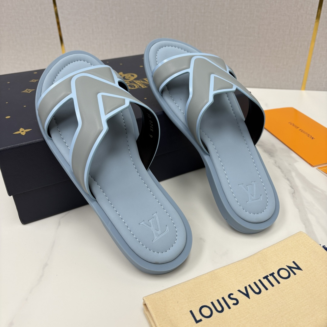 💋💍L家夏季新品  路易-威登    L*V  PORTOFINO 凉拖   官方   7,050   