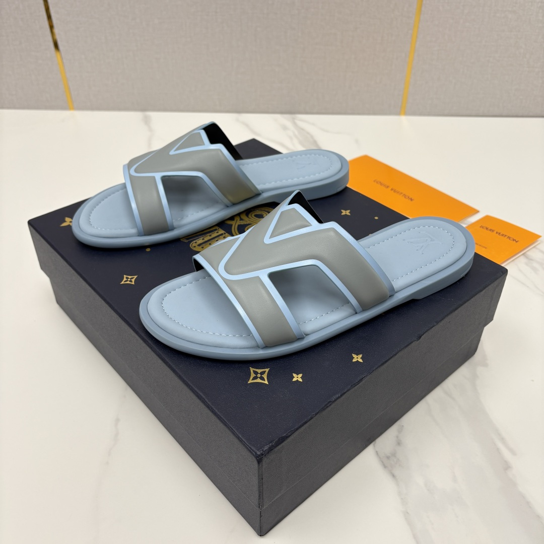 💋💍L家夏季新品  路易-威登    L*V  PORTOFINO 凉拖   官方   7,050   