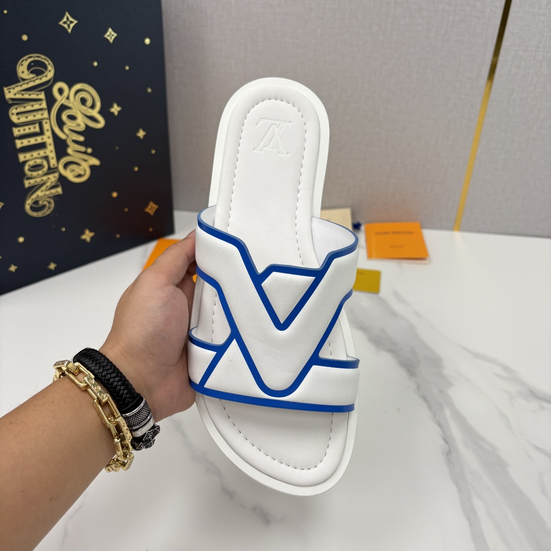 💋💍L家夏季新品  路易-威登    L*V  PORTOFINO 凉拖   官方   7,050   