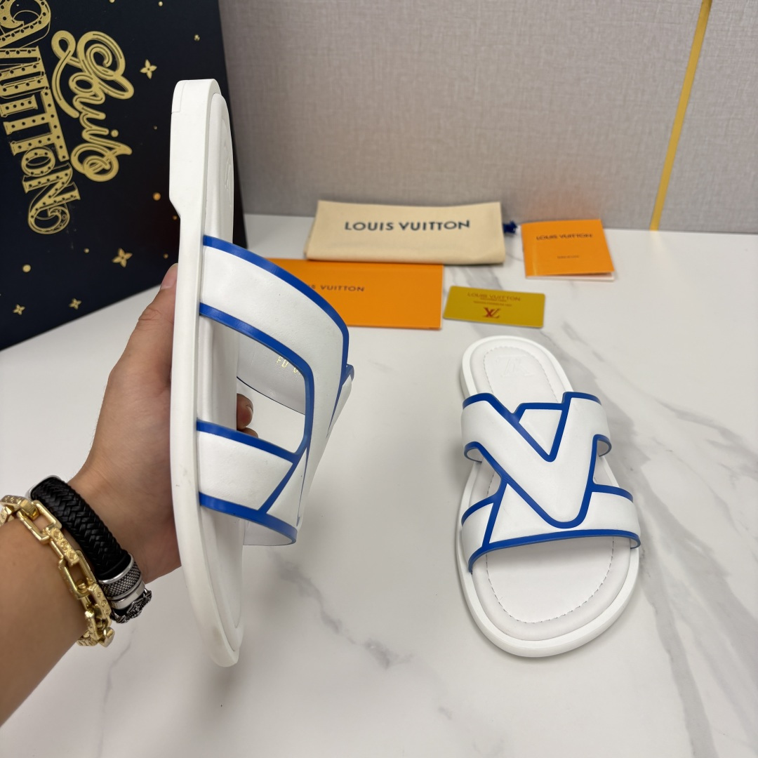 💋💍L家夏季新品  路易-威登    L*V  PORTOFINO 凉拖   官方   7,050   