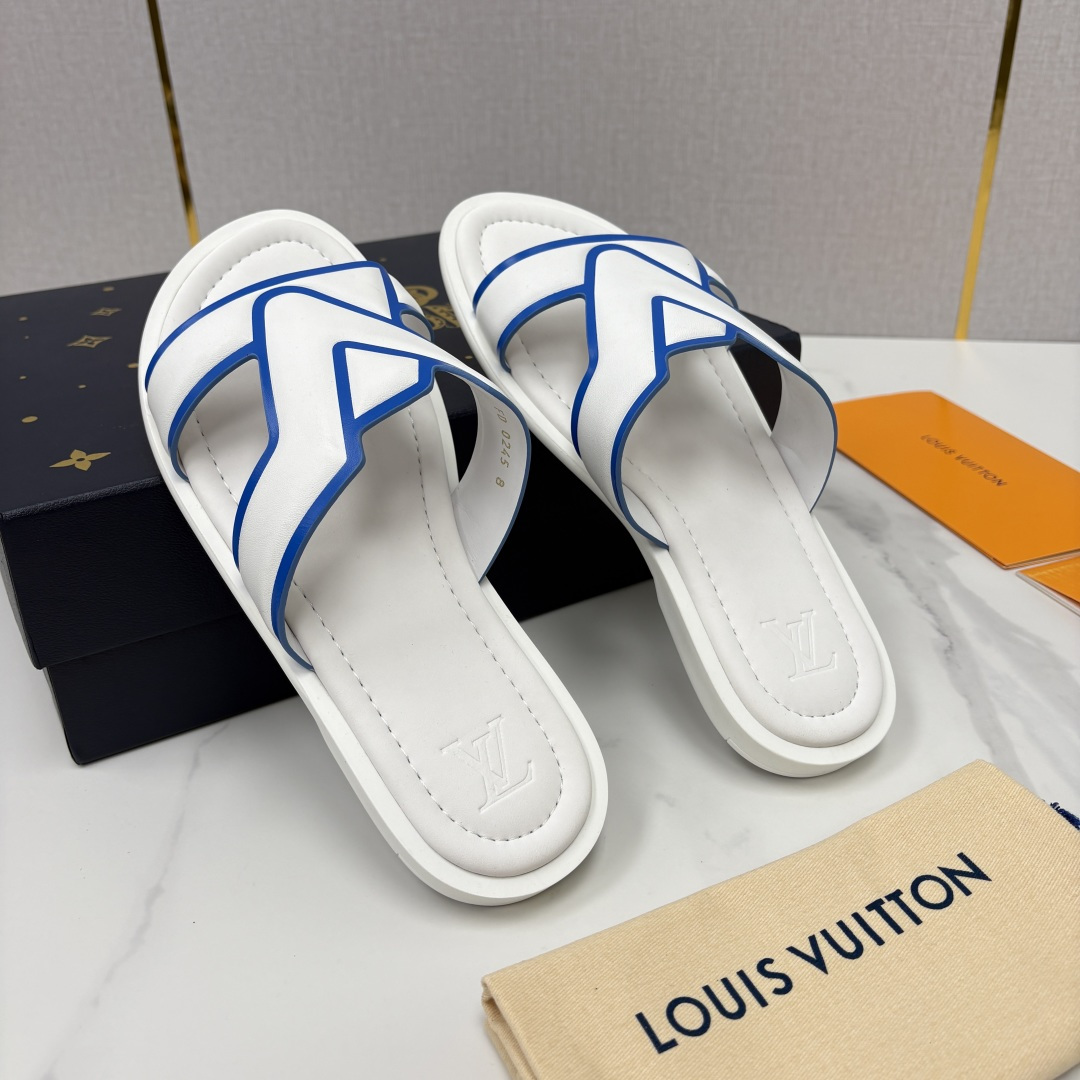 💋💍L家夏季新品  路易-威登    L*V  PORTOFINO 凉拖   官方   7,050   