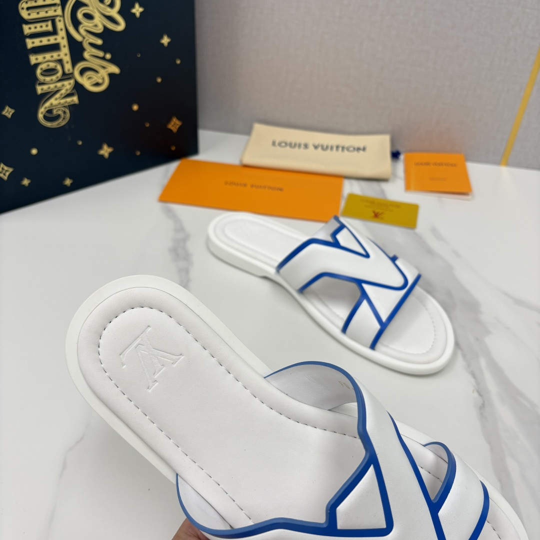 💋💍L家夏季新品  路易-威登    L*V  PORTOFINO 凉拖   官方   7,050   