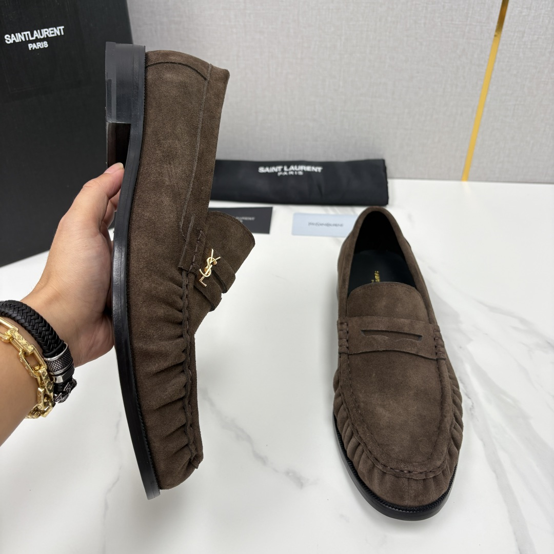 💋💍YSL 新品 圣罗*兰男士摩登商务休闲套脚皮鞋,莫卡辛便鞋气质款!全新设计抓皱鞋头,经典背带 💋💍YSL 新品 圣罗*兰男士摩登商务休闲套脚皮鞋,莫卡辛便鞋气质款!全新设计抓皱鞋头,经典背带