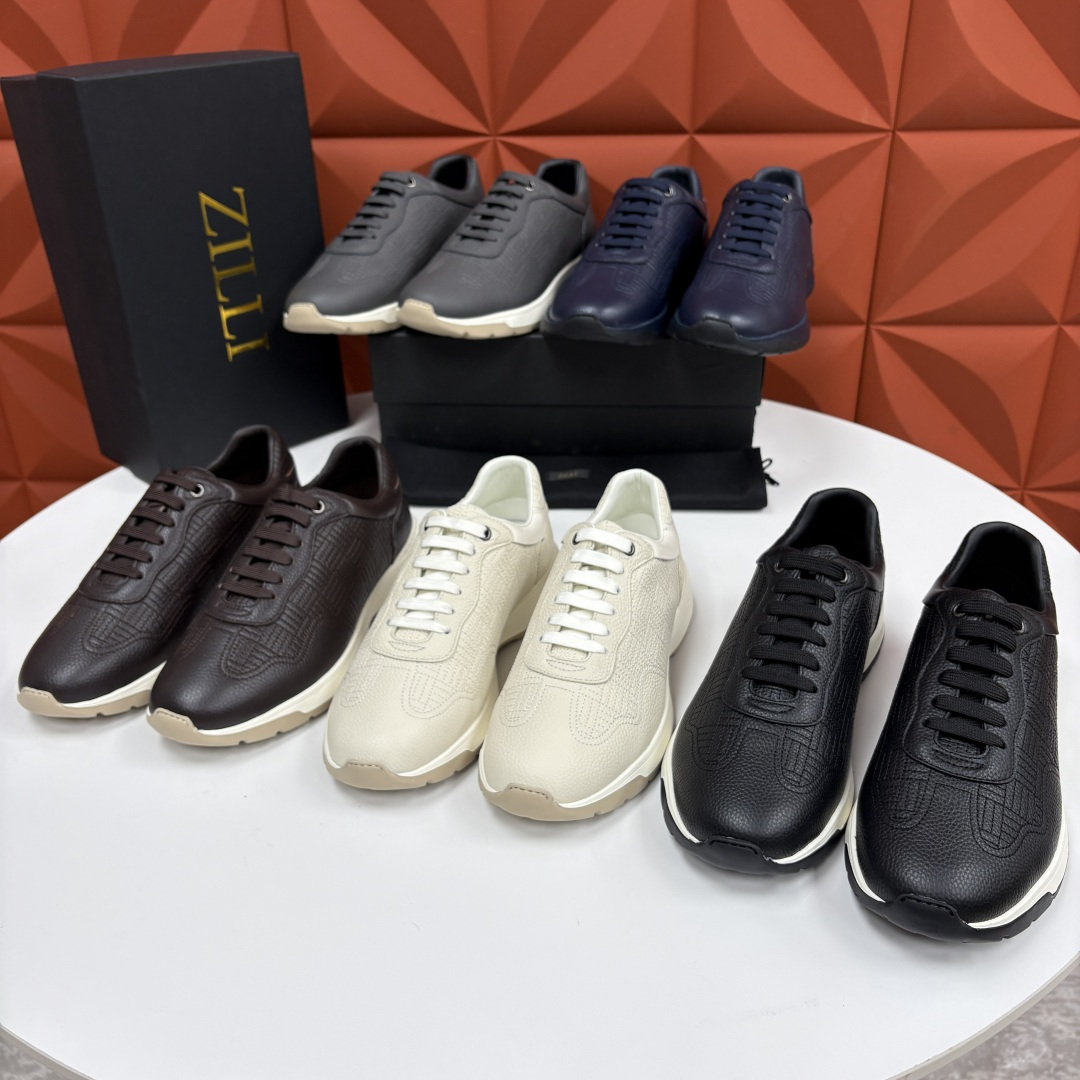 💋💍ZL家新品 Zill* 兹-利 是1970创立的法国奢侈男装品牌 缝线装饰男士休闲运动鞋当法 💋💍ZL家新品 Zill* 兹-利 是1970创立的法国奢侈男装品牌 缝线装饰男士休闲运动鞋当法