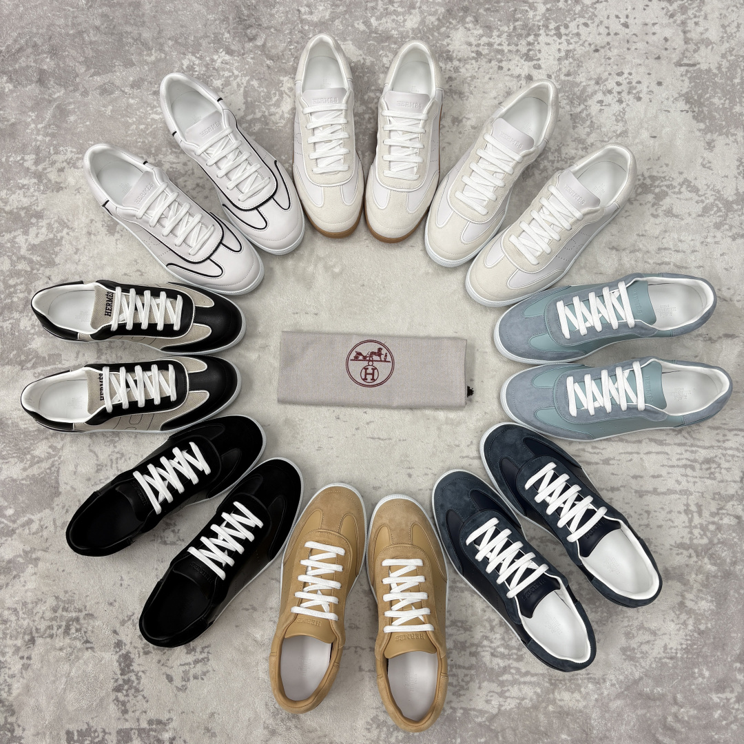 💋💍H家 新品板鞋鞋上架  Match 德训板鞋，官方 9,850  采用进口牛皮拼反毛牛皮/布拼反毛牛