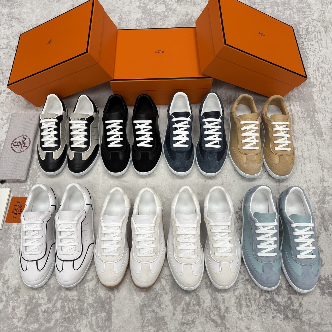 💋💍H家 新品板鞋鞋上架  Match 德训板鞋，官方 9,850  采用进口牛皮拼反毛牛皮/布拼反毛牛