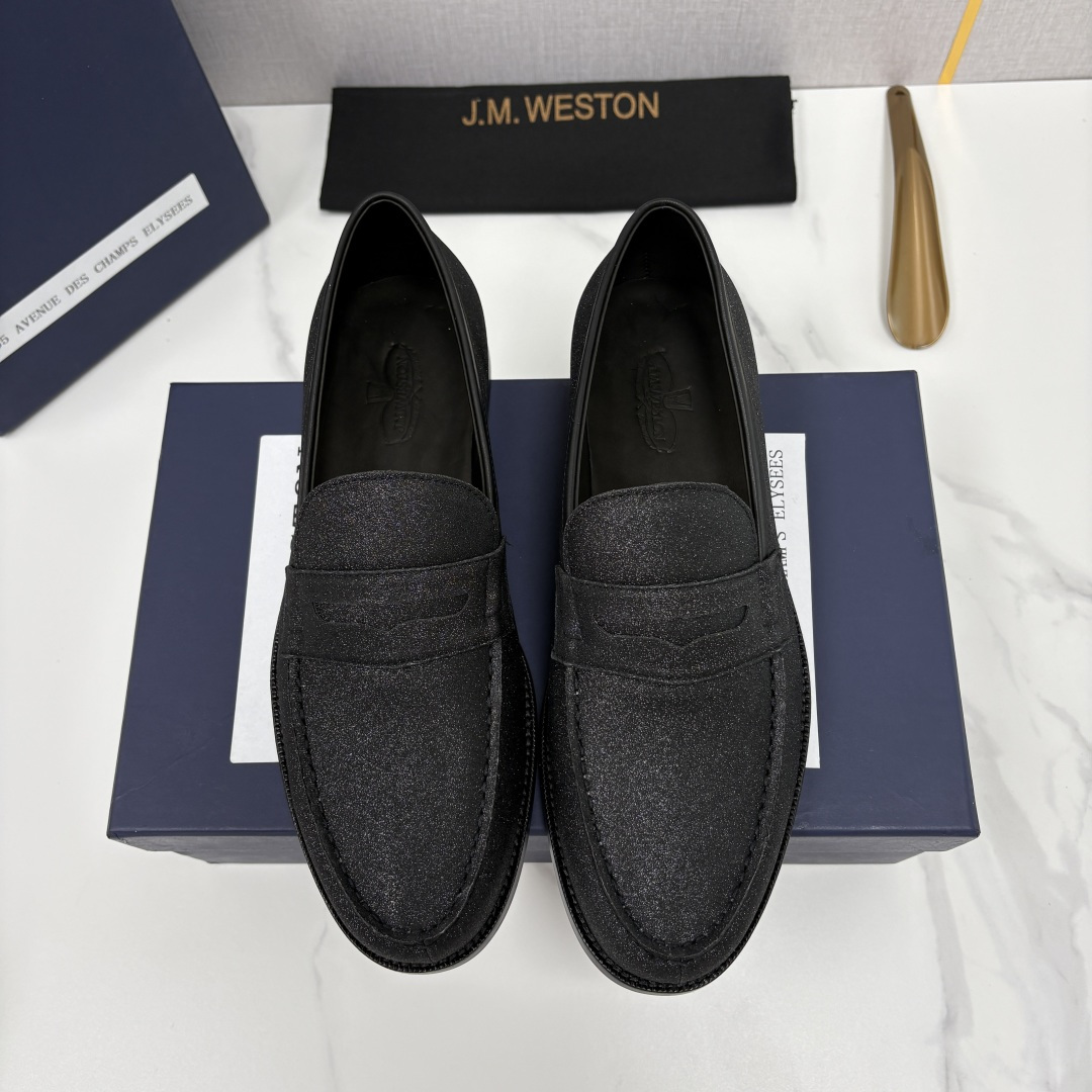 💋💍J.M.Westo*n  威士-顿    品牌经典 180 系列乐福鞋皮鞋   法国顶级皮鞋品牌  