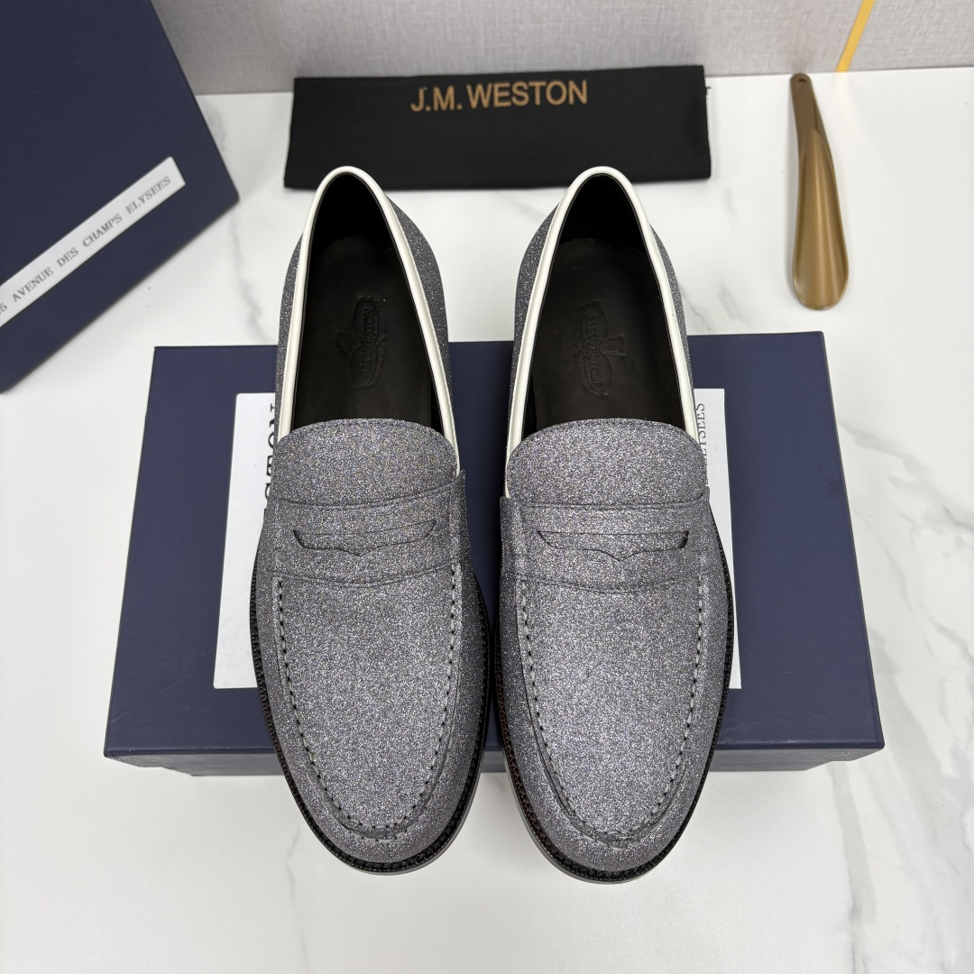 💋💍J.M.Westo*n  威士-顿    品牌经典 180 系列乐福鞋皮鞋   法国顶级皮鞋品牌  