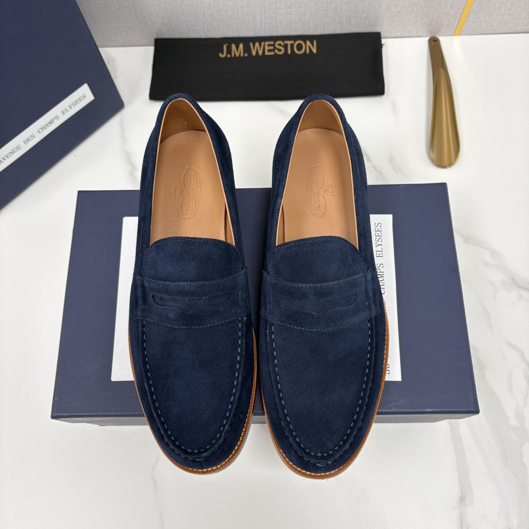 💋💍J.M.Westo*n  威士-顿    品牌经典 180 系列乐福鞋皮鞋   法国顶级皮鞋品牌  
