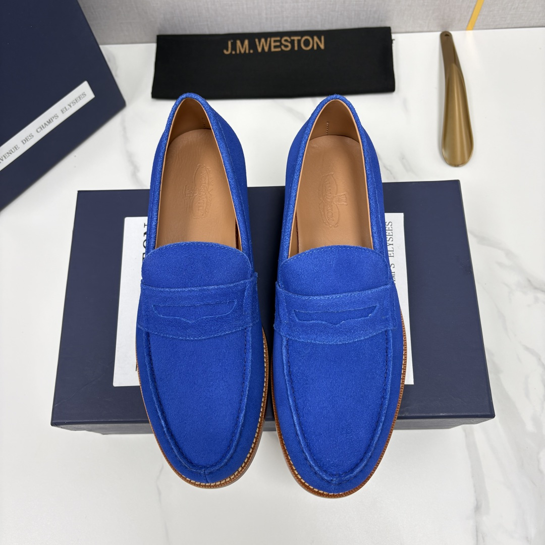 💋💍J.M.Westo*n  威士-顿    品牌经典 180 系列乐福鞋皮鞋   法国顶级皮鞋品牌  