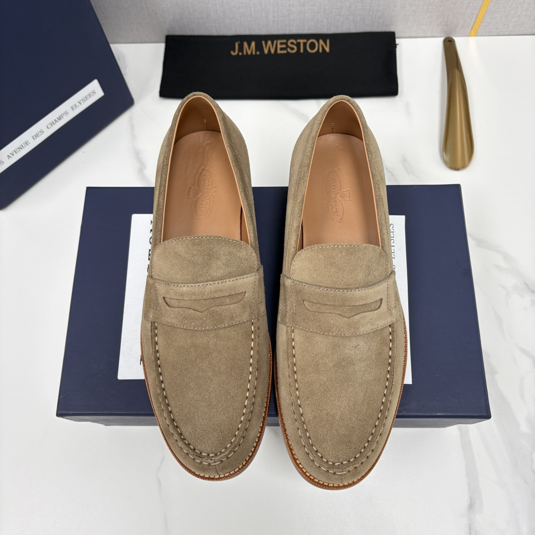 💋💍J.M.Westo*n  威士-顿    品牌经典 180 系列乐福鞋皮鞋   法国顶级皮鞋品牌  