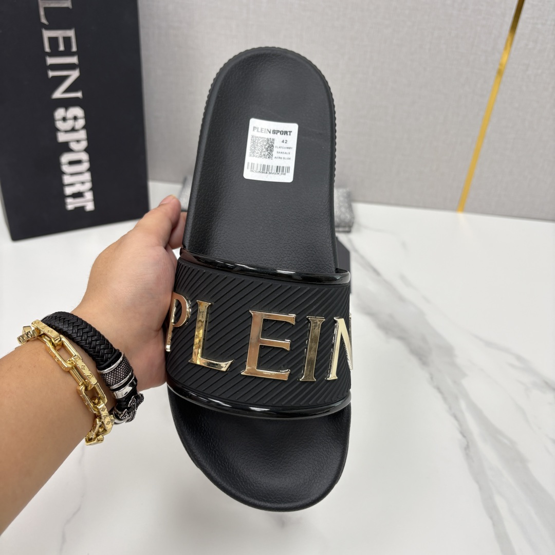 💋💍PP家新品   Philip*  Plei*  菲利普-普莱茵气垫沙滩🏖直拖，  官方 5.680 