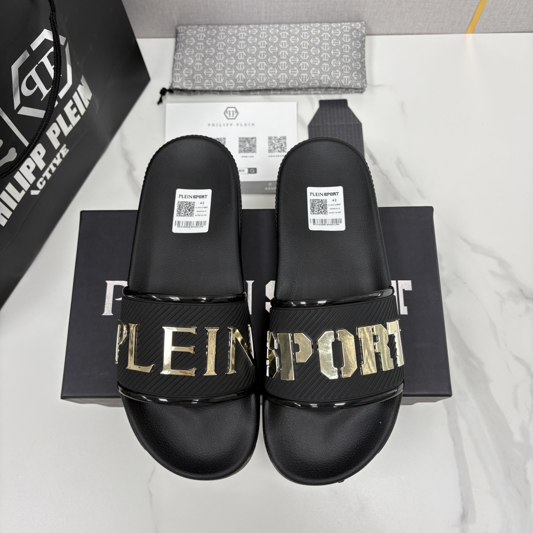 💋💍PP家新品   Philip*  Plei*  菲利普-普莱茵气垫沙滩🏖直拖，  官方 5.680 