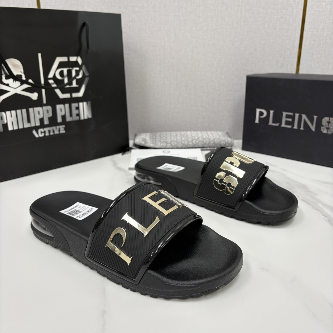 💋💍PP家新品   Philip*  Plei*  菲利普-普莱茵气垫沙滩🏖直拖，  官方 5.680 