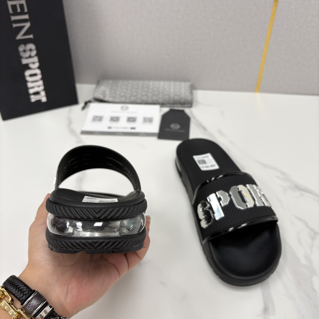 💋💍PP家新品   Philip*  Plei*  菲利普-普莱茵气垫沙滩🏖直拖，  官方 5.680 