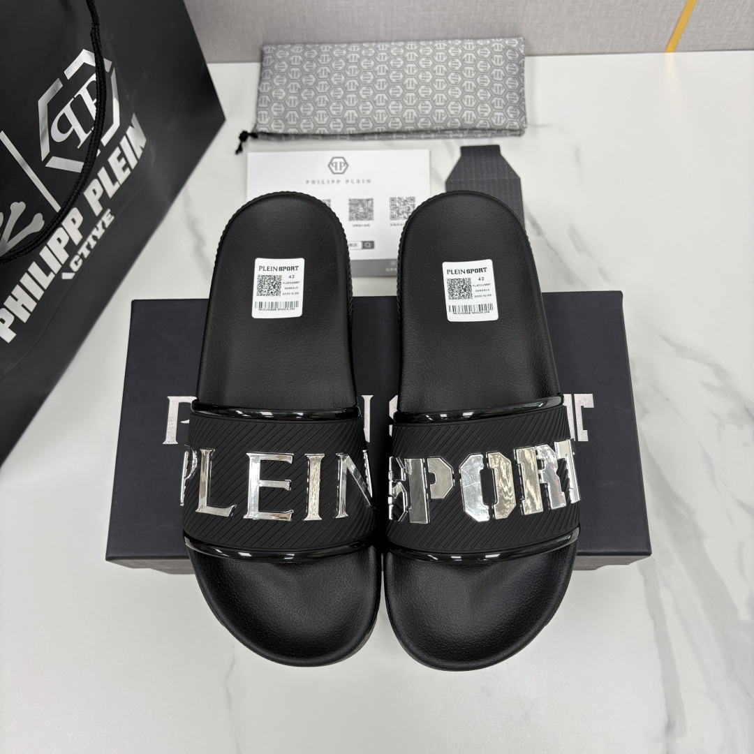 💋💍PP家新品   Philip*  Plei*  菲利普-普莱茵气垫沙滩🏖直拖，  官方 5.680 