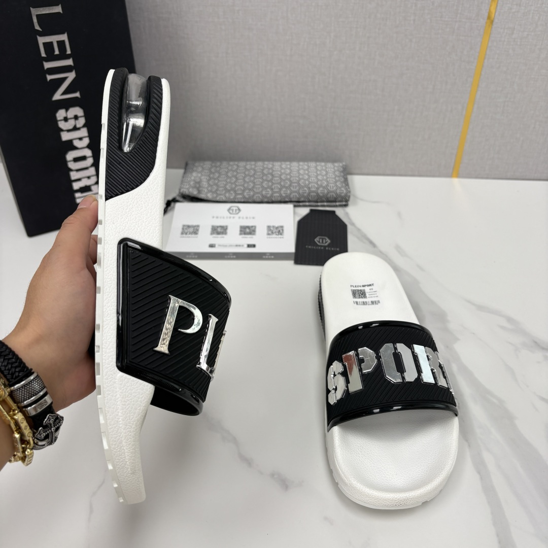 💋💍PP家新品   Philip*  Plei*  菲利普-普莱茵气垫沙滩🏖直拖，  官方 5.680 