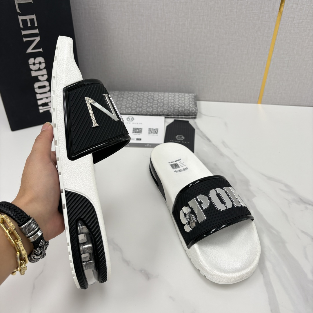 💋💍PP家新品   Philip*  Plei*  菲利普-普莱茵气垫沙滩🏖直拖，  官方 5.680 