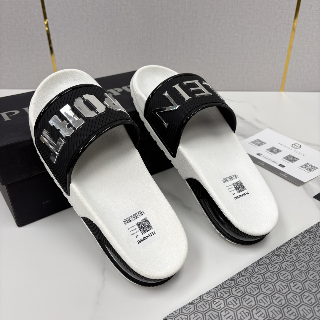 💋💍PP家新品   Philip*  Plei*  菲利普-普莱茵气垫沙滩🏖直拖，  官方 5.680 