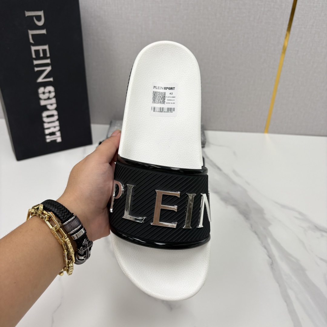 💋💍PP家新品   Philip*  Plei*  菲利普-普莱茵气垫沙滩🏖直拖，  官方 5.680 