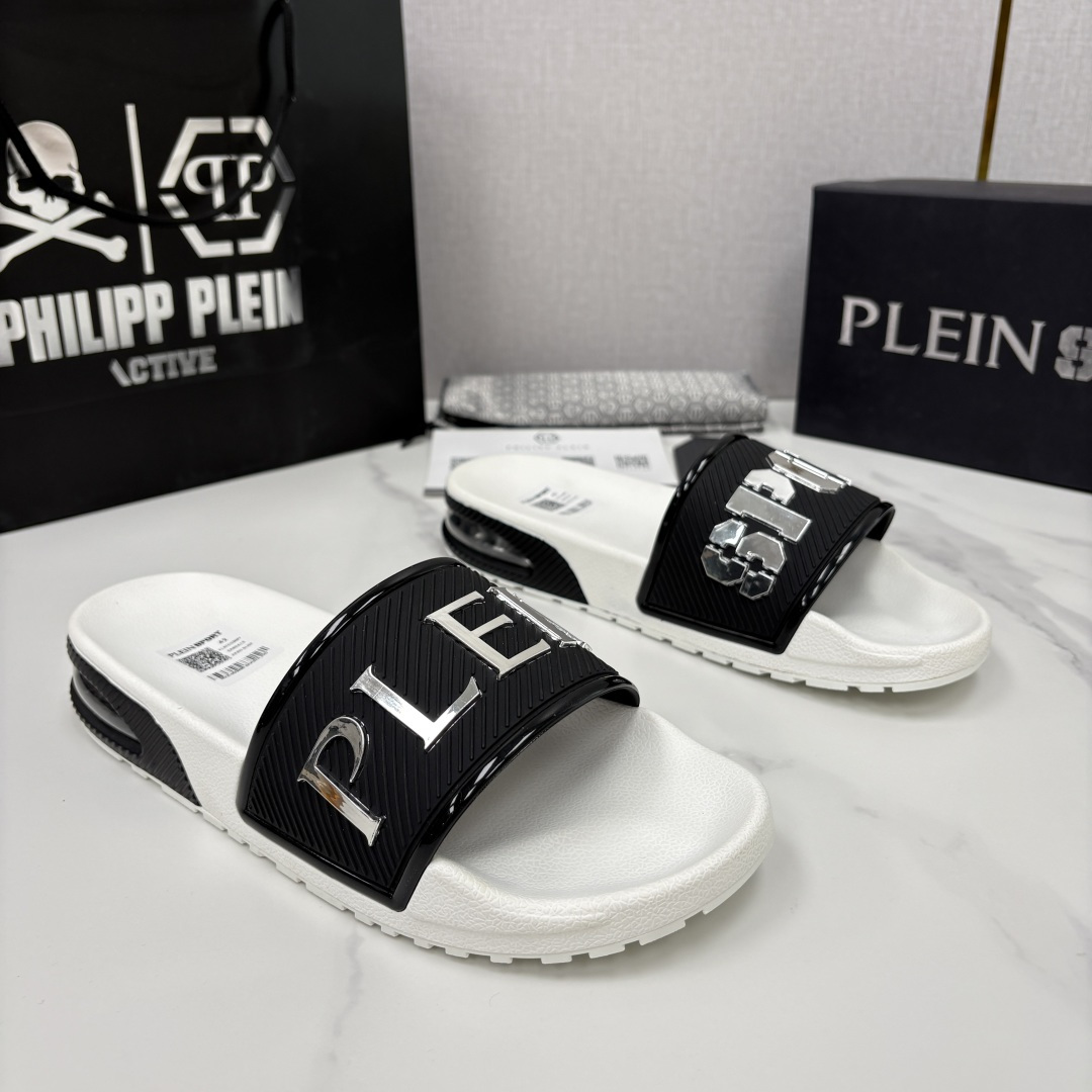 💋💍PP家新品   Philip*  Plei*  菲利普-普莱茵气垫沙滩🏖直拖，  官方 5.680 