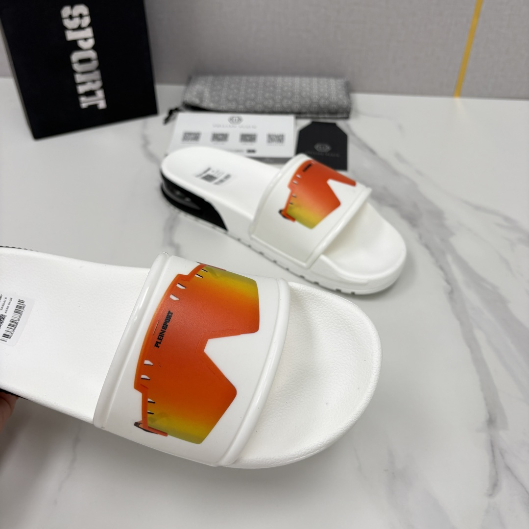 💋💍PP家新品   Philip*  Plei*  菲利普-普莱茵气垫沙滩🏖直拖，  官方 5.680 