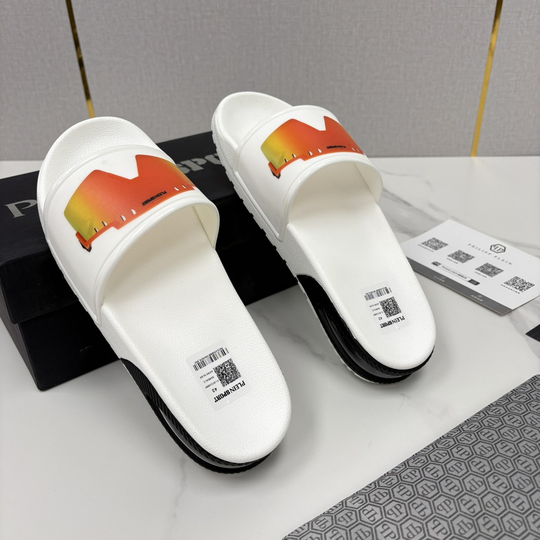 💋💍PP家新品   Philip*  Plei*  菲利普-普莱茵气垫沙滩🏖直拖，  官方 5.680 