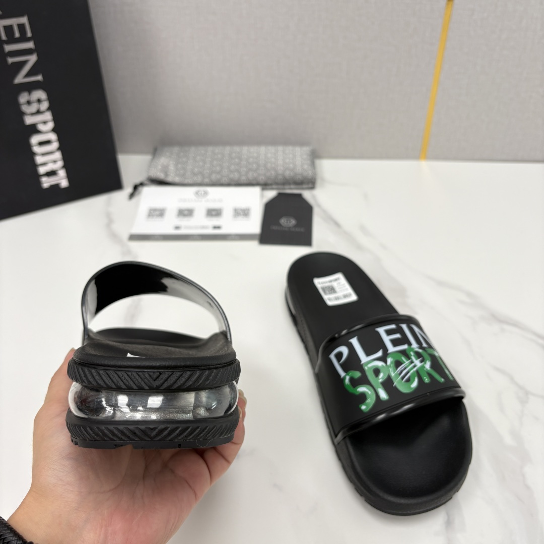 💋💍PP家新品   Philip*  Plei*  菲利普-普莱茵气垫沙滩🏖直拖，  官方 5.680 