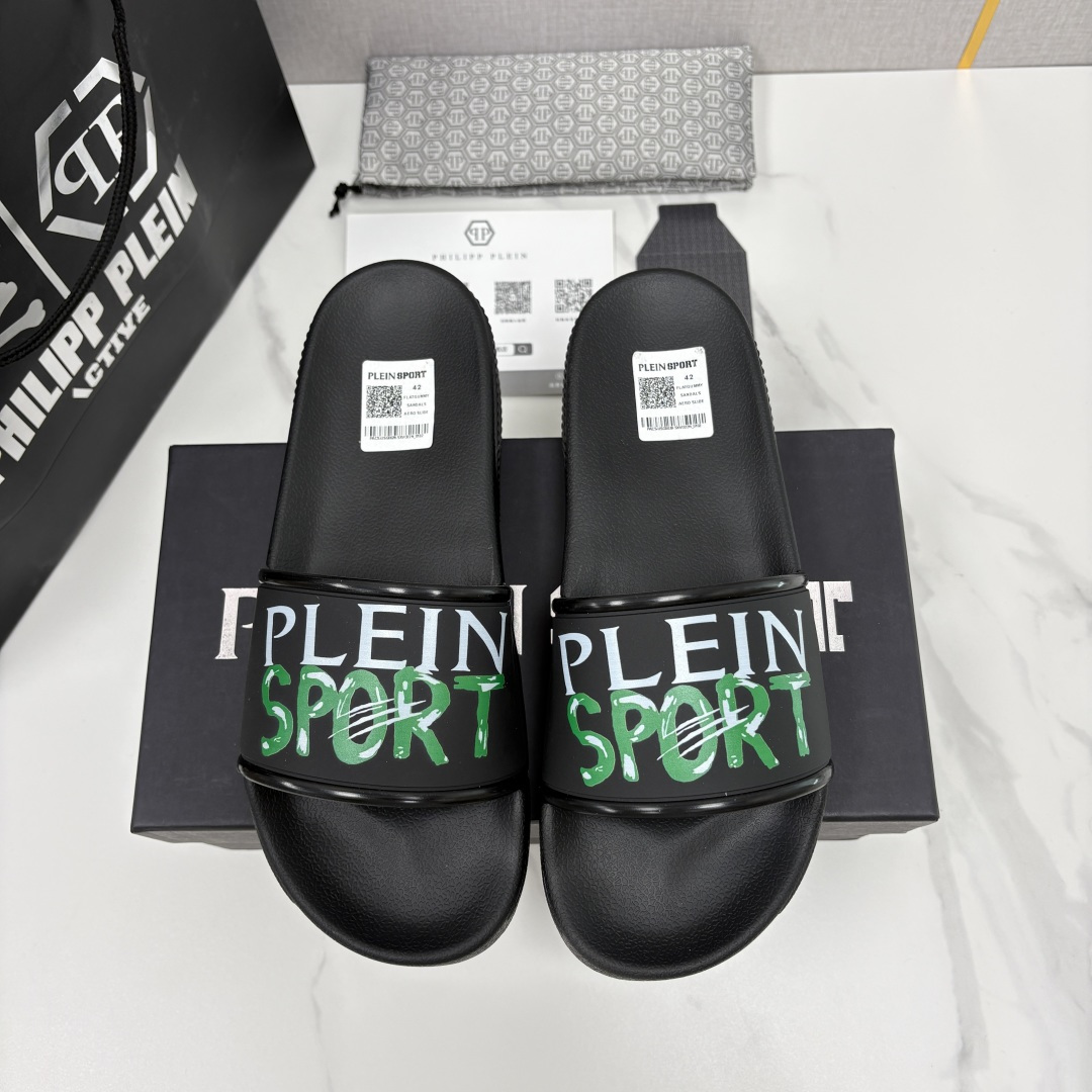 💋💍PP家新品   Philip*  Plei*  菲利普-普莱茵气垫沙滩🏖直拖，  官方 5.680 