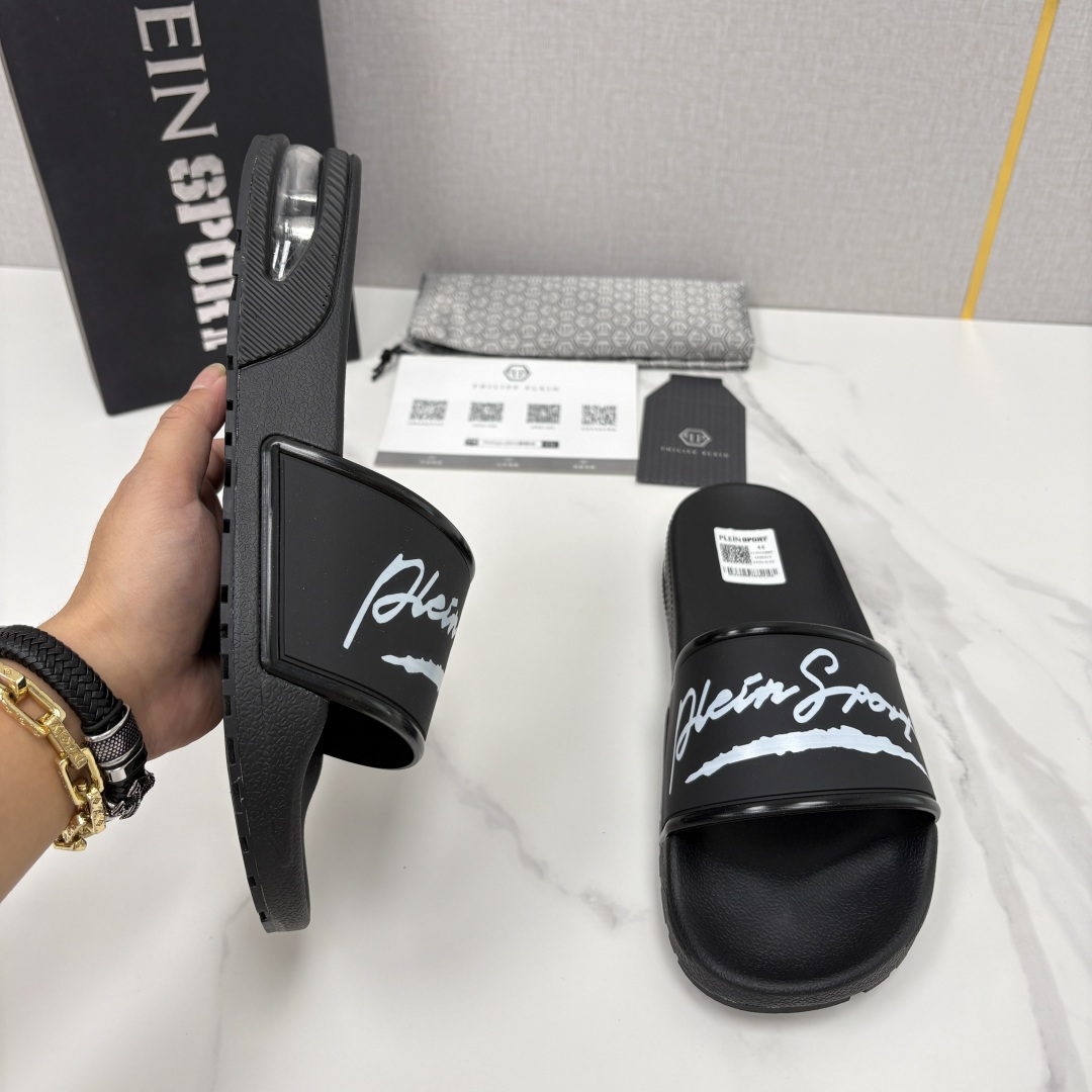 💋💍PP家新品   Philip*  Plei*  菲利普-普莱茵气垫沙滩🏖直拖，  官方 5.680 