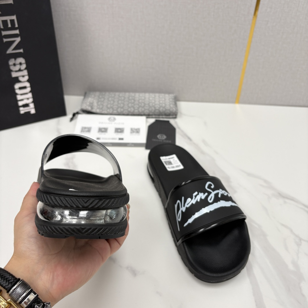 💋💍PP家新品   Philip*  Plei*  菲利普-普莱茵气垫沙滩🏖直拖，  官方 5.680 
