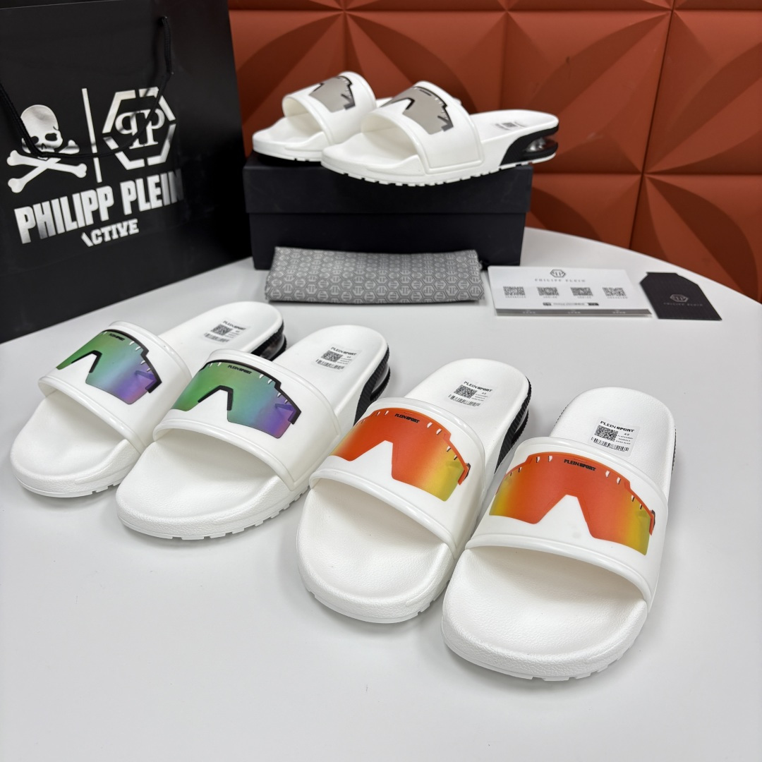 💋💍PP家新品   Philip*  Plei*  菲利普-普莱茵气垫沙滩🏖直拖，  官方 5.680 