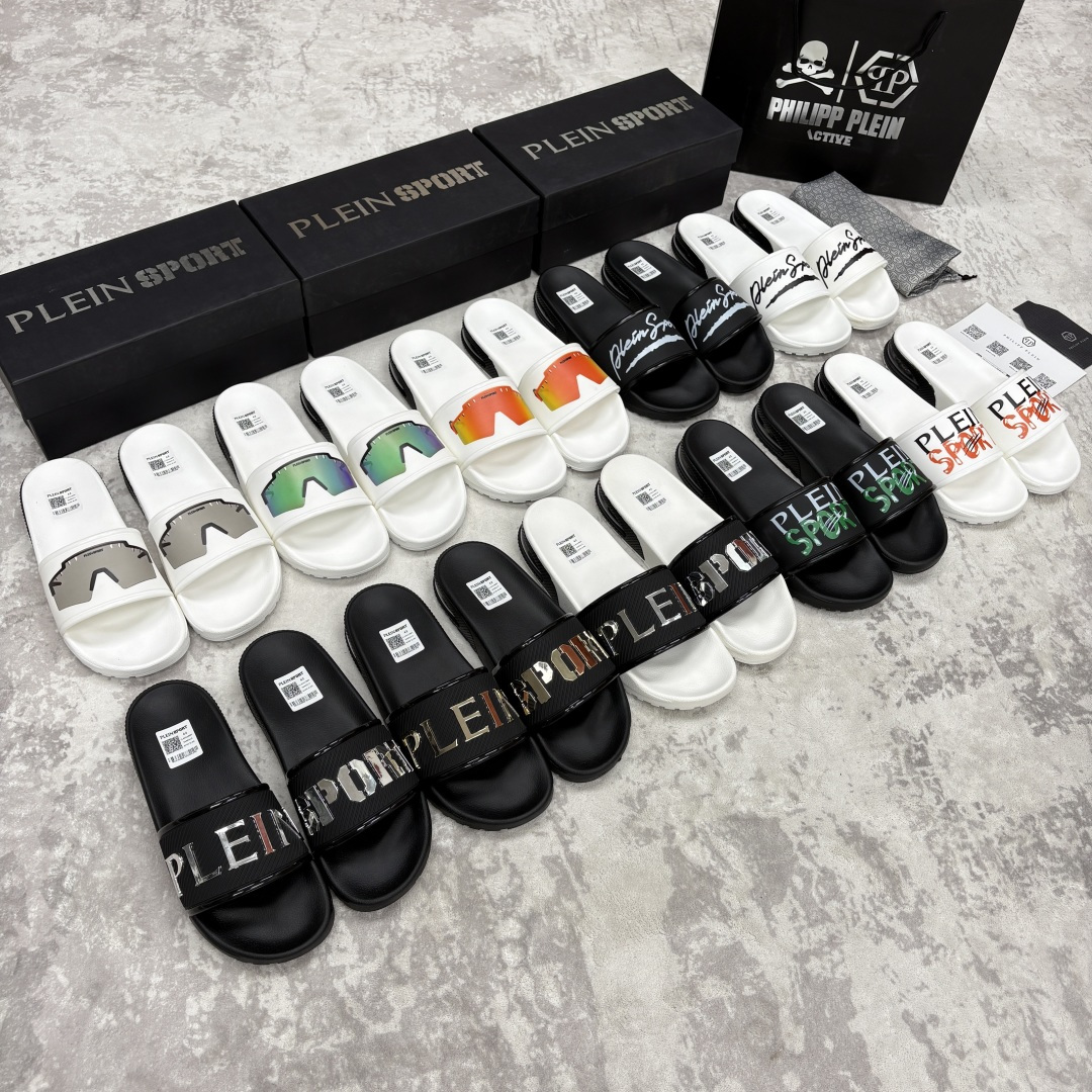💋💍PP家新品   Philip*  Plei*  菲利普-普莱茵气垫沙滩🏖直拖，  官方 5.680 
