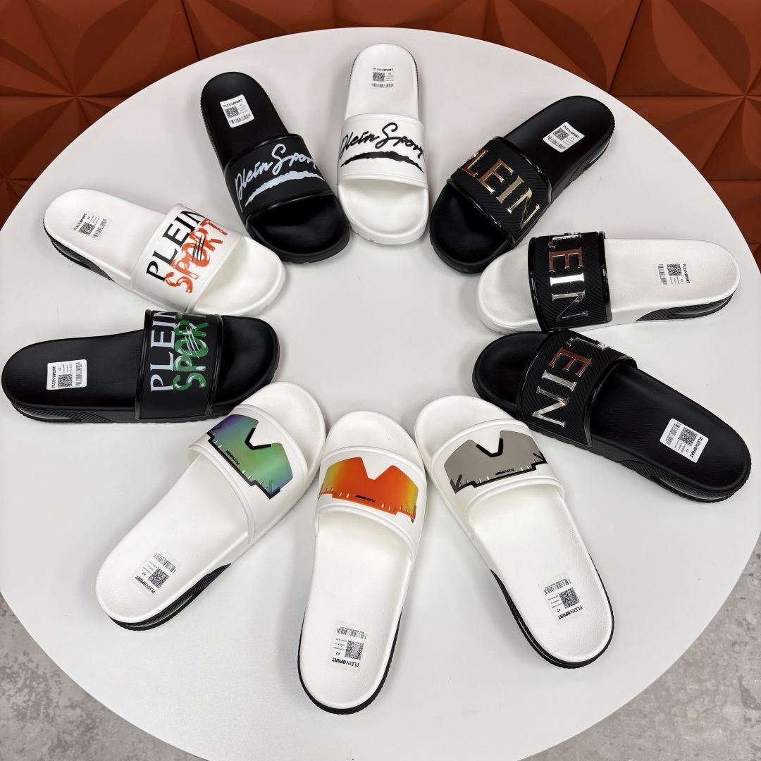 💋💍PP家新品   Philip*  Plei*  菲利普-普莱茵气垫沙滩🏖直拖，  官方 5.680 