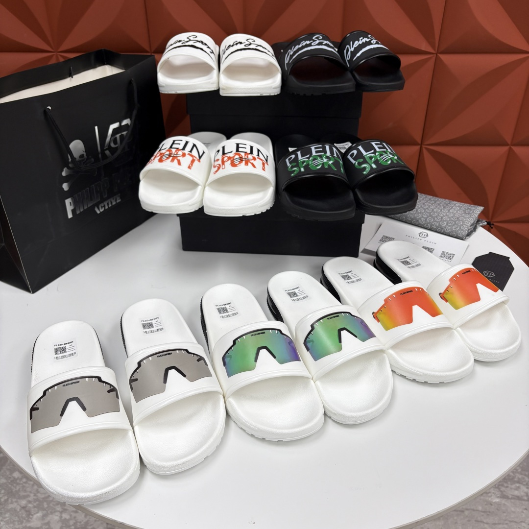 💋💍PP家新品   Philip*  Plei*  菲利普-普莱茵气垫沙滩🏖直拖，  官方 5.680 