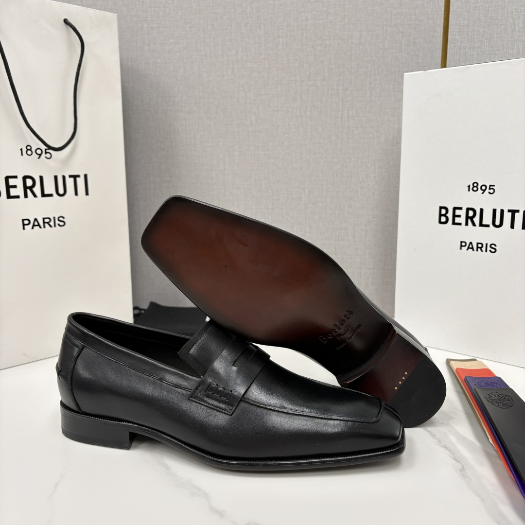 💋💍Berlut* 布鲁提 新款经典便士乐福鞋皮鞋 百年匠心的绅士之选 男士手工擦色正装鞋上新🆕 💋💍Berlut* 布鲁提 新款经典便士乐福鞋皮鞋 百年匠心的绅士之选 男士手工擦色正装鞋上新🆕