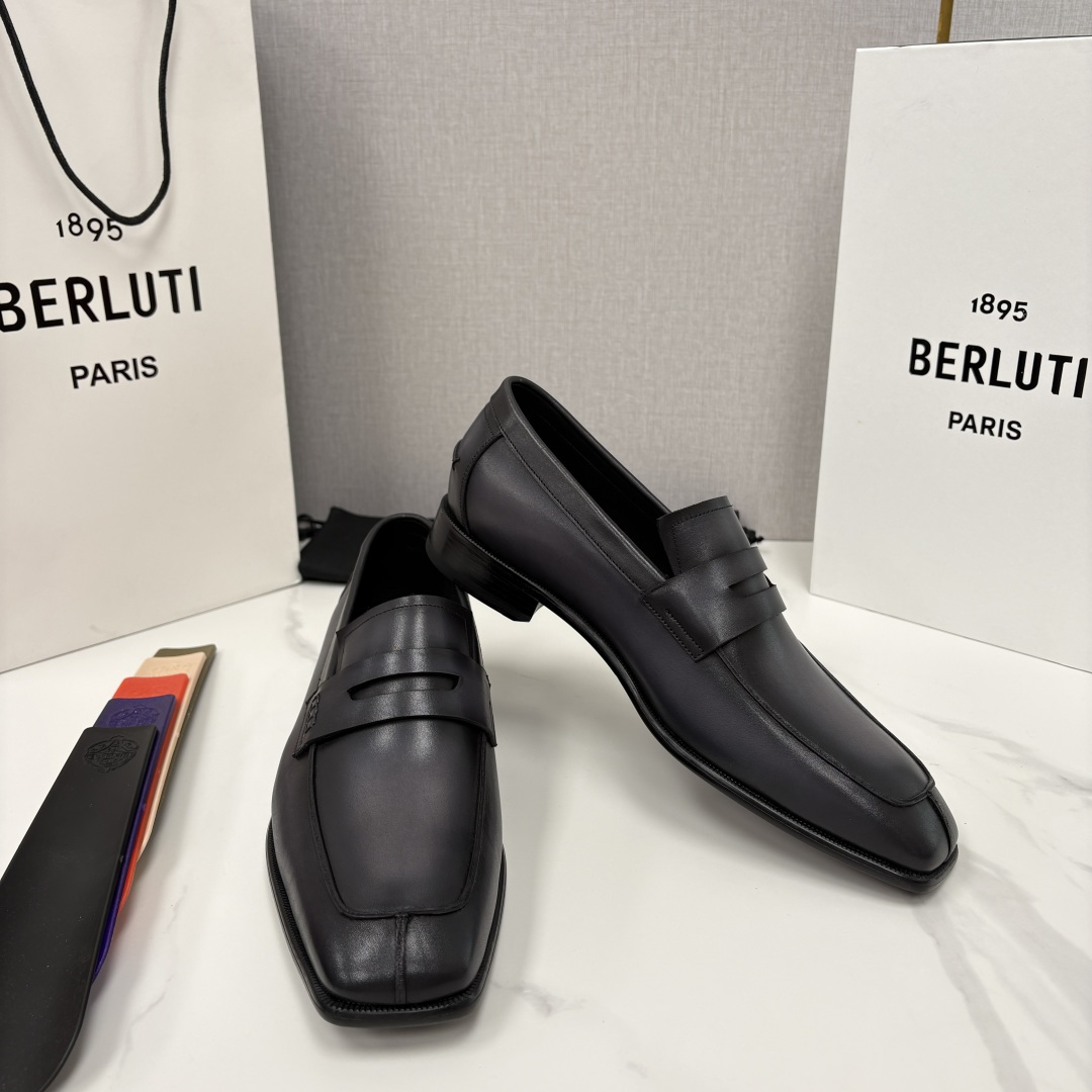💋💍Berlut* 布鲁提 新款经典便士乐福鞋皮鞋 百年匠心的绅士之选 男士手工擦色正装鞋上新🆕 💋💍Berlut* 布鲁提 新款经典便士乐福鞋皮鞋 百年匠心的绅士之选 男士手工擦色正装鞋上新🆕