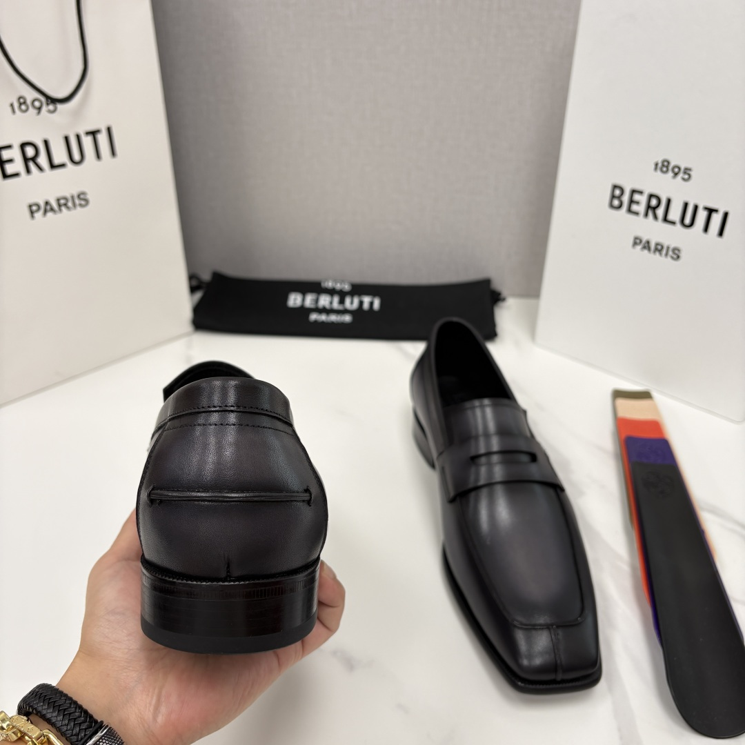 💋💍Berlut* 布鲁提 新款经典便士乐福鞋皮鞋 百年匠心的绅士之选 男士手工擦色正装鞋上新🆕 💋💍Berlut* 布鲁提 新款经典便士乐福鞋皮鞋 百年匠心的绅士之选 男士手工擦色正装鞋上新🆕