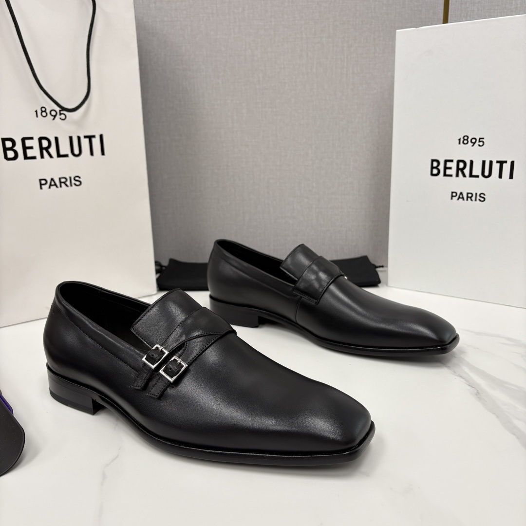 💋💍Berlut* 布鲁提 新款Mont-Thabor 双孟克皮鞋 男士手工擦色正装鞋上新🆕 B 💋💍Berlut* 布鲁提 新款Mont-Thabor 双孟克皮鞋 男士手工擦色正装鞋上新🆕 B