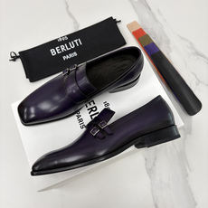 💋💍Berlut* 布鲁提 新款Mont-Thabor 双孟克皮鞋 男士手工擦色正装鞋上新🆕 B 💋💍Berlut* 布鲁提 新款Mont-Thabor 双孟克皮鞋 男士手工擦色正装鞋上新🆕 B