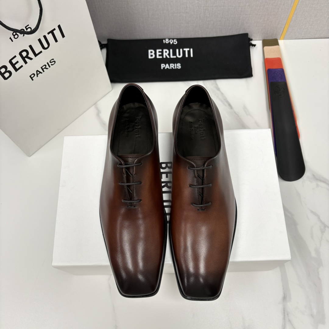 💋💍Berlut* 布鲁提  新款男士手工擦色正装鞋皮鞋上新🆕   Berlut* 对皮革的执念近乎苛刻