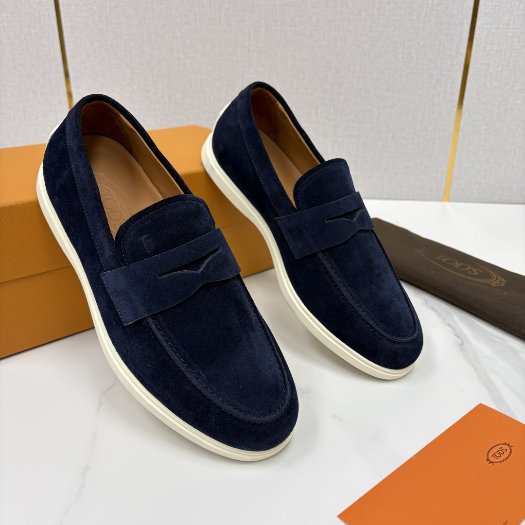 💋💍TOD*S 托德-斯 新品拉菲草(汤德森)OTV绒面皮革乐福鞋上🆕 官方 6,300 本款 💋💍TOD*S 托德-斯 新品拉菲草(汤德森)OTV绒面皮革乐福鞋上🆕 官方 6,300 本款