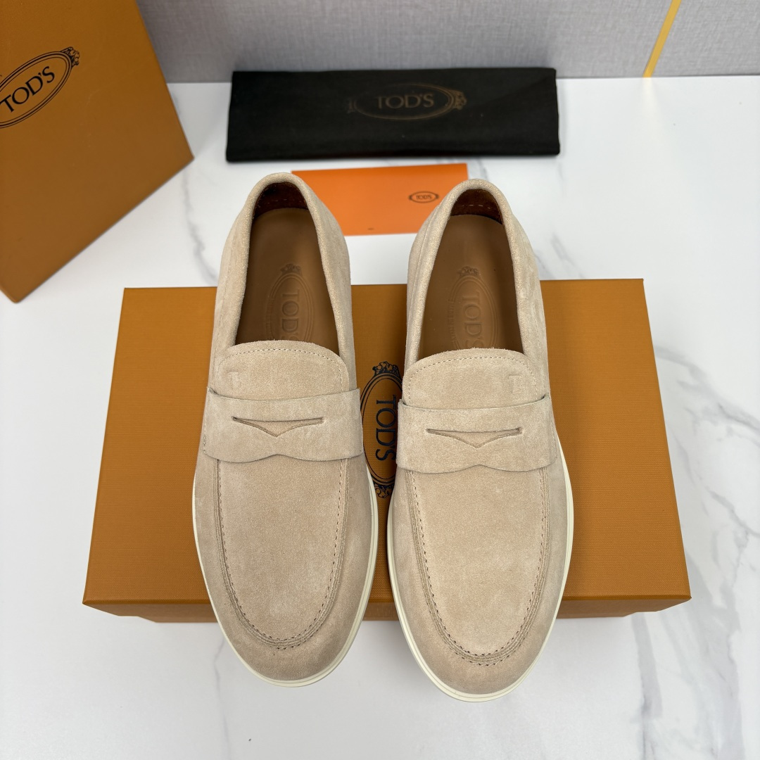 💋💍TOD*S  托德-斯 新品拉菲草（汤德森）OTV绒面皮革乐福鞋上🆕  官方  6,300   本款