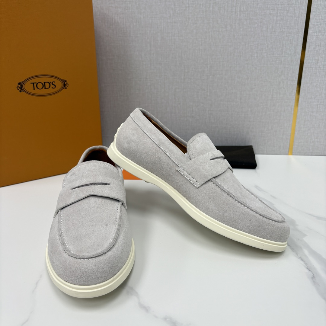 💋💍TOD*S  托德-斯 新品拉菲草（汤德森）OTV绒面皮革乐福鞋上🆕  官方  6,300   本款