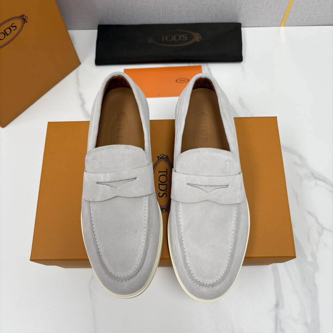 💋💍TOD*S  托德-斯 新品拉菲草（汤德森）OTV绒面皮革乐福鞋上🆕  官方  6,300   本款
