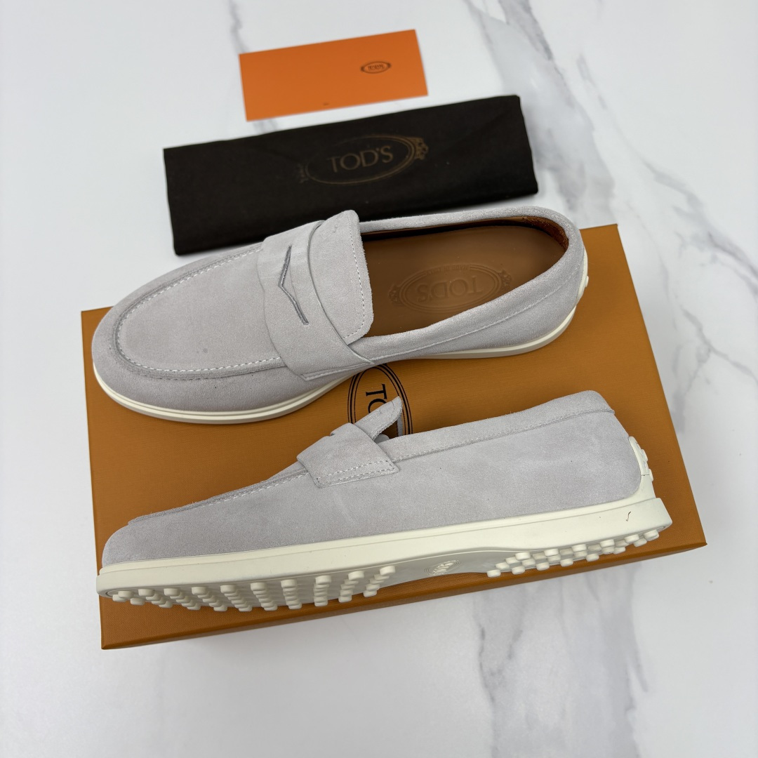 💋💍TOD*S  托德-斯 新品拉菲草（汤德森）OTV绒面皮革乐福鞋上🆕  官方  6,300   本款