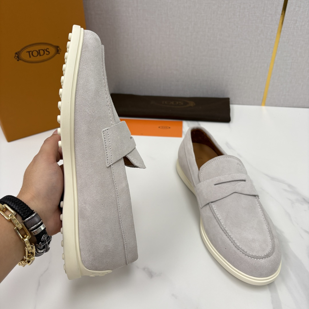💋💍TOD*S  托德-斯 新品拉菲草（汤德森）OTV绒面皮革乐福鞋上🆕  官方  6,300   本款