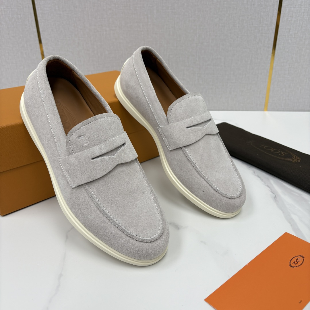 💋💍TOD*S  托德-斯 新品拉菲草（汤德森）OTV绒面皮革乐福鞋上🆕  官方  6,300   本款